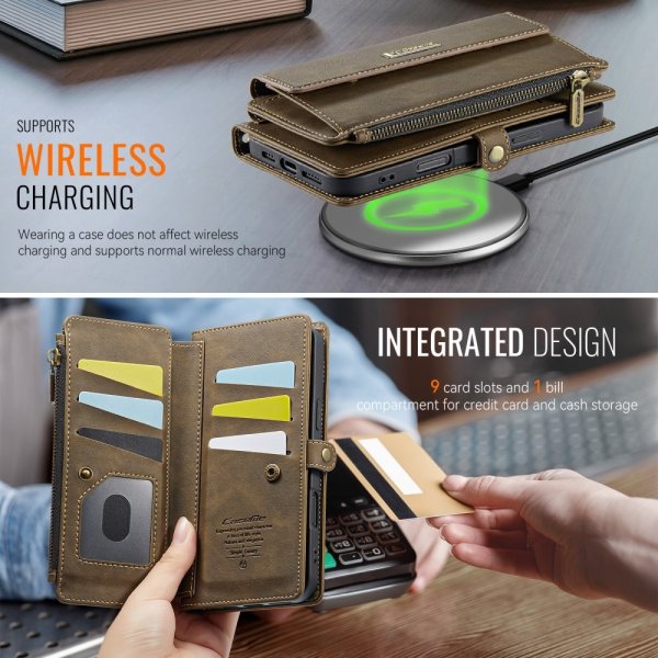 CaseMe iPhone 16 Pro Etui C39 Series Brun