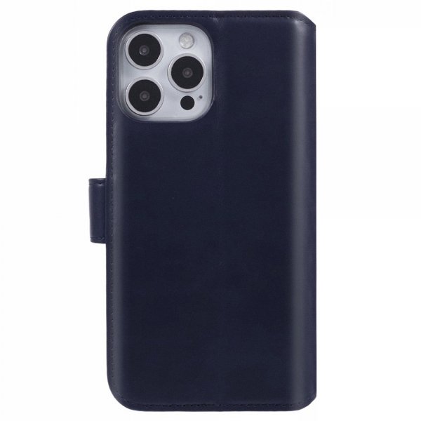 Nordic Covers iPhone 16 Pro Etui Essential Leather Heron Blue