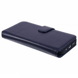 Nordic Covers iPhone 16 Pro Etui Essential Leather Heron Blue