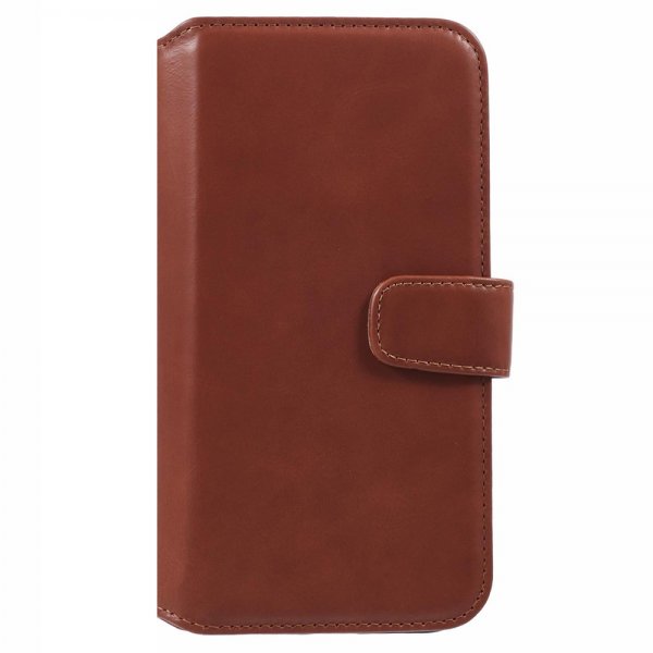 Nordic Covers iPhone 16 Pro Etui Essential Leather Maple Brown