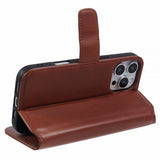 Nordic Covers iPhone 16 Pro Etui Essential Leather Maple Brown