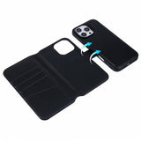 Nordic Covers iPhone 16 Pro Etui MagLeather Raven Black