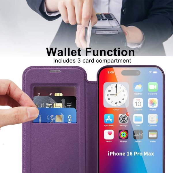 iPhone 16 Pro Etui MagSafe Lilla