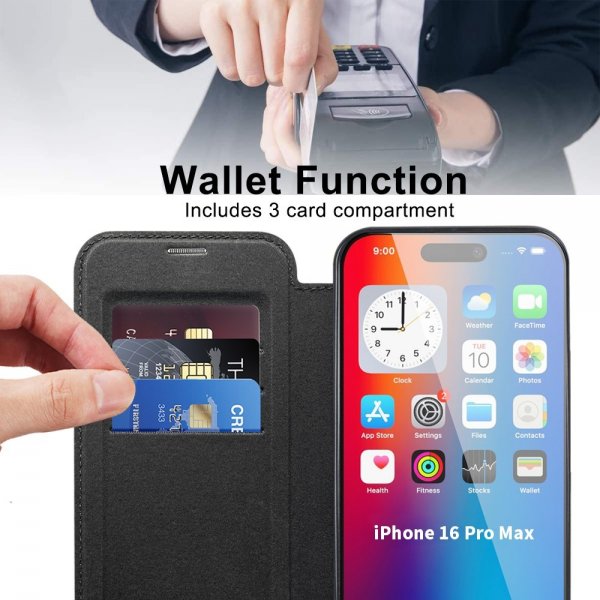 iPhone 16 Pro Etui MagSafe Svart
