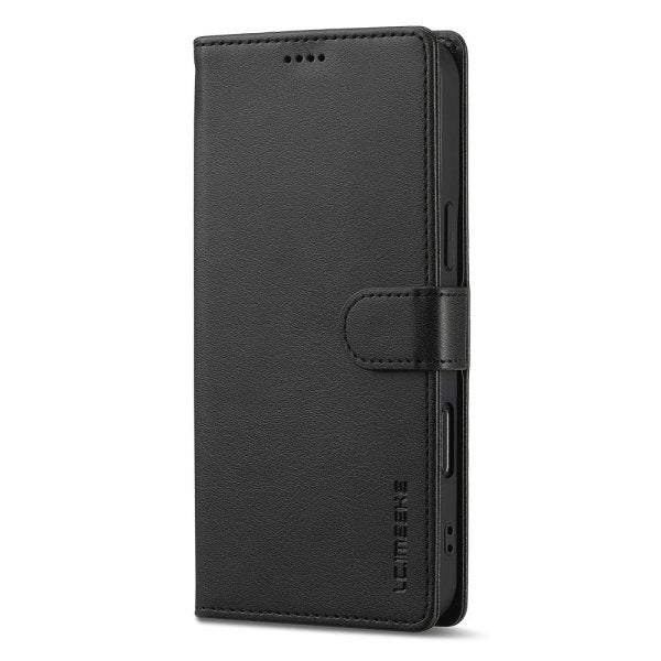 Lc.Imeeke iPhone 16 Pro Etui med Kortlomme stativfunksjon Svart