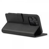 Lc.Imeeke iPhone 16 Pro Etui med Kortlomme stativfunksjon Svart
