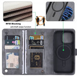 VILI iPhone 16 Pro Etui Avtagbart Deksel GV Series MagSafe Grå