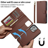 Lc.Imeeke iPhone 16 Pro Etui Avtagbart Deksel L2 Series MagSafe Brun