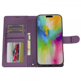 Lc.Imeeke iPhone 16 Pro Etui Avtagbart Deksel L2 Series MagSafe Lilla