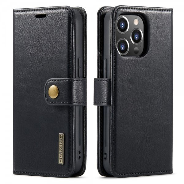 Dg.Ming iPhone 16 Pro Etui Avtagbart Deksel Svart