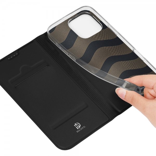 Dux Ducis iPhone 16 Pro Etui Skin Pro Series Svart