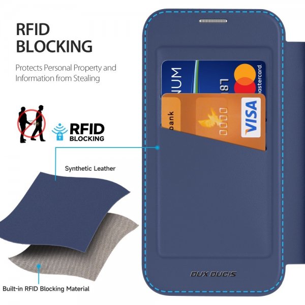 Dux Ducis iPhone 16 Pro Etui Skin X Pro Series MagSafe Blå