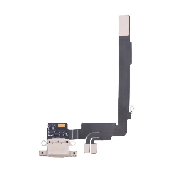 iPhone 16 Pro Ladekontakt Flexkabel Original - Gull