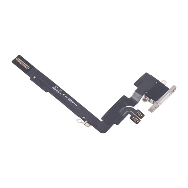 iPhone 16 Pro Ladekontakt Flexkabel Original - Hvit