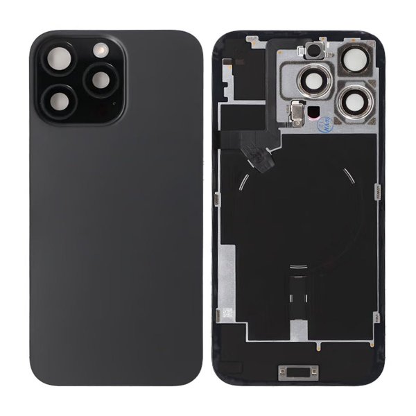 iPhone 16 Pro Max Baksideglass - Svart