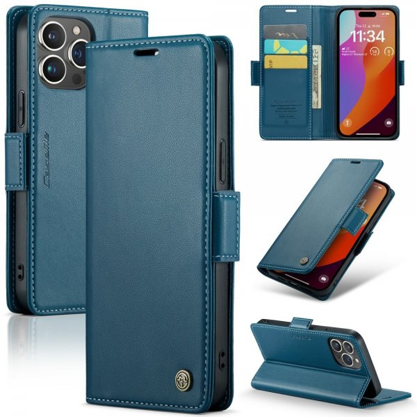 CaseMe iPhone 16 Pro Max Etui 023 Series Blå