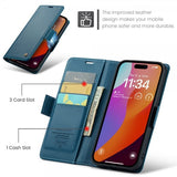 CaseMe iPhone 16 Pro Max Etui 023 Series Blå