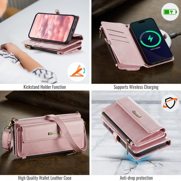 CaseMe iPhone 16 Pro Max Etui C39 Series Rosa