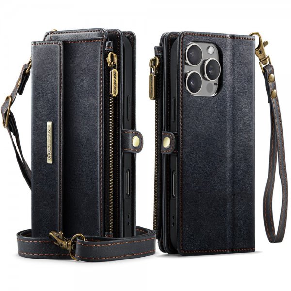 CaseMe iPhone 16 Pro Max Etui C39 Series Svart