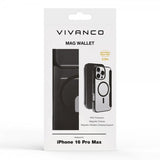 Vivanco iPhone 16 Pro Max Etui Mag Wallet Svart