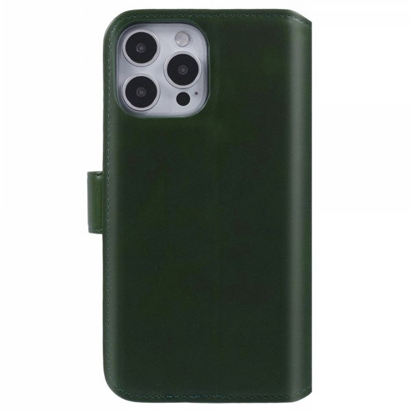 Nordic Covers iPhone 16 Pro Max Etui Essential Leather Juniper Green
