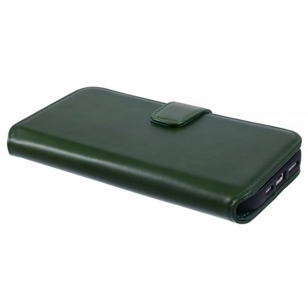Nordic Covers iPhone 16 Pro Max Etui Essential Leather Juniper Green