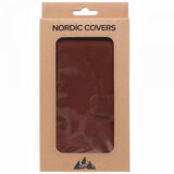 Nordic Covers iPhone 16 Pro Max Etui Essential Leather Maple Brown