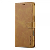 Lc.Imeeke iPhone 16 Pro Max Etui med Kortlomme stativfunksjon Lysebrun