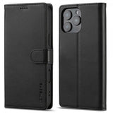 Lc.Imeeke iPhone 16 Pro Max Etui med Kortlomme stativfunksjon Svart