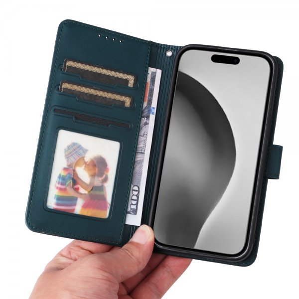 Betopnice iPhone 16 Pro Max Etui Avtagbart Deksel 005 Blå