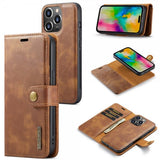 Dg.Ming iPhone 16 Pro Max Etui Avtagbart Deksel Brun