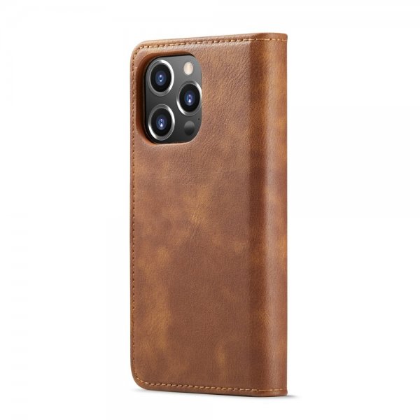 Dg.Ming iPhone 16 Pro Max Etui Avtagbart Deksel Brun
