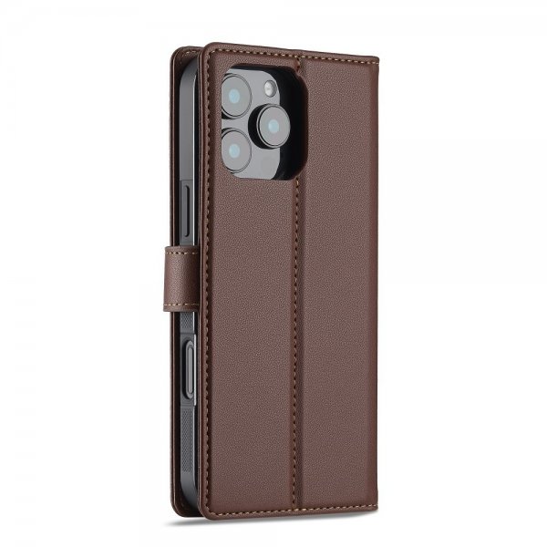 Lc.Imeeke iPhone 16 Pro Max Etui Avtagbart Deksel L2 Series MagSafe Brun
