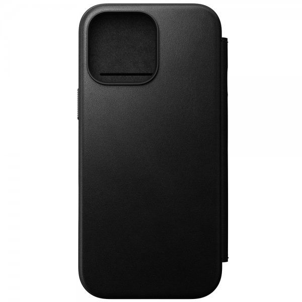 Nomad iPhone 16 Pro Max Etui Modern Leather Folio Svart