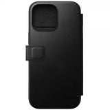 Nomad iPhone 16 Pro Max Etui Modern Leather Folio Svart