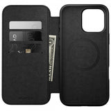 Nomad iPhone 16 Pro Max Etui Modern Leather Folio Svart