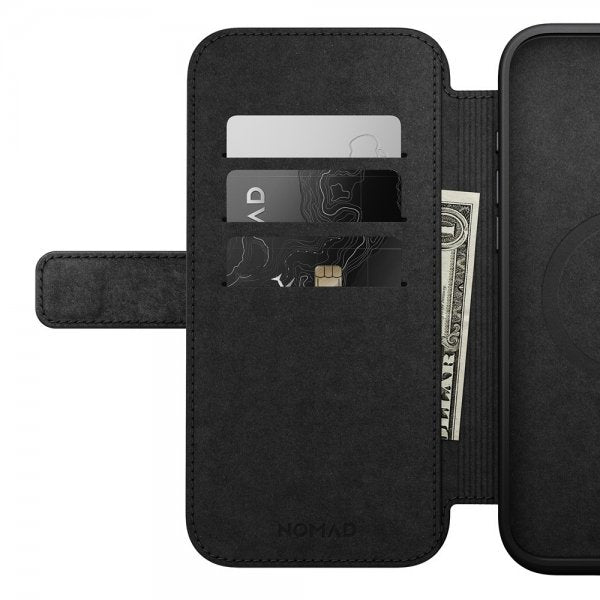 Nomad iPhone 16 Pro Max Etui Modern Leather Folio English Tan