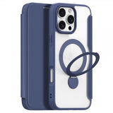 Dux Ducis iPhone 16 Pro Max Etui Skin X Pro Series Kickstand MagSafe Blå