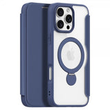 Dux Ducis iPhone 16 Pro Max Etui Skin X Pro Series Kickstand MagSafe Blå