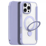 Dux Ducis iPhone 16 Pro Max Etui Skin X Pro Series Kickstand MagSafe Lilla