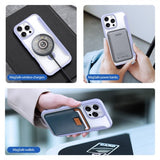 Dux Ducis iPhone 16 Pro Max Etui Skin X Pro Series Kickstand MagSafe Lilla