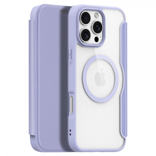 Dux Ducis iPhone 16 Pro Max Etui Skin X Pro Series MagSafe Lilla