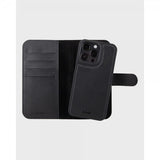 holdit iPhone 16 Pro Max Etui Wallet Case Magnet Plus Svart