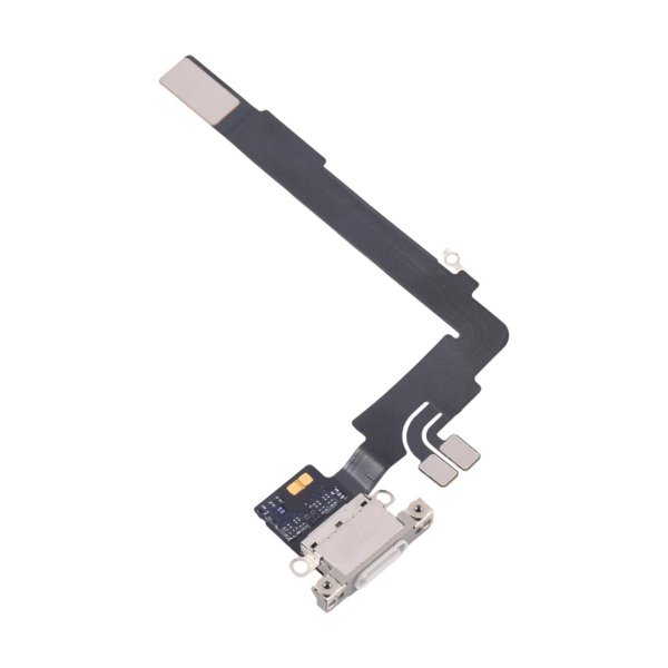 iPhone 16 Pro Max Ladekontakt Flexkabel Original - Hvit