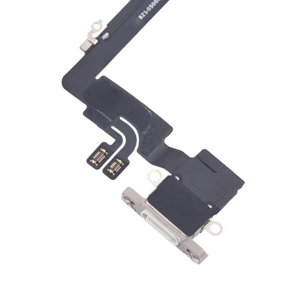 iPhone 16 Pro Max Ladekontakt Flexkabel Original - Hvit