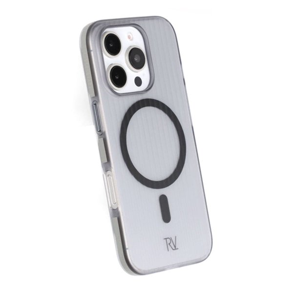 Rvelon iPhone 16 Pro Max Deksel Korrugerte MagSafe Grå