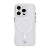 Rvelon iPhone 16 Pro Max Deksel Korrugerte MagSafe Transparent