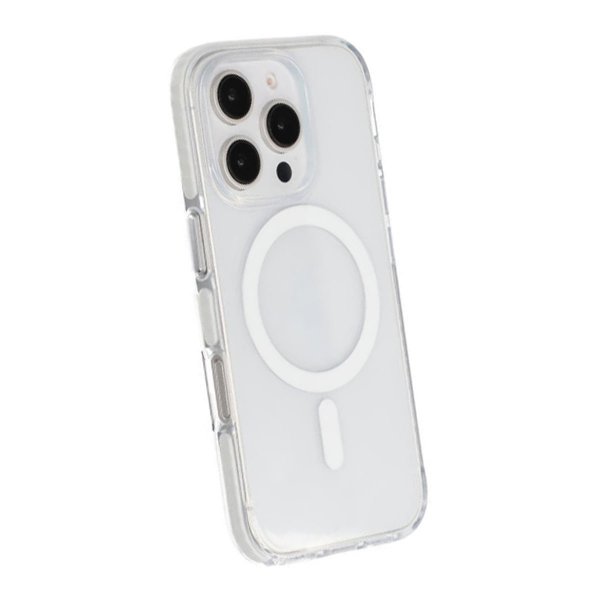 iPhone 16 Pro Max Deksel Støtsikker MagSafe Hvit