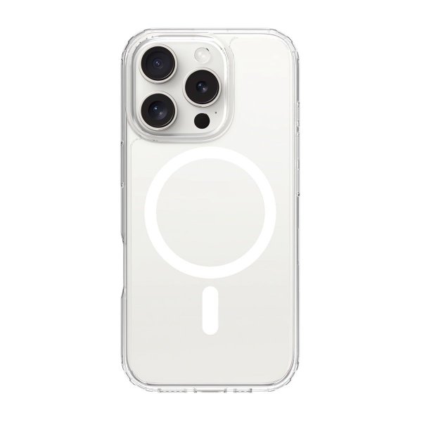 Rvelon iPhone 16 Pro Max Deksel TPU MagSafe Transparent
