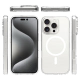 Rvelon iPhone 16 Pro Max Deksel TPU MagSafe Transparent